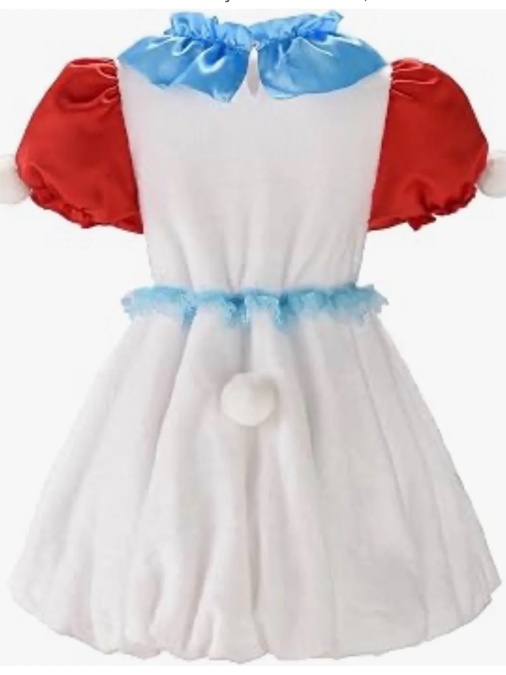 Disney White and Red Alice-in-Wonderland White Rabbit Costume